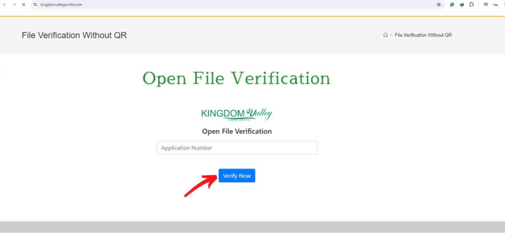 File Verification Kingdom Valley 